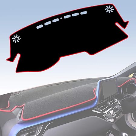 Amazon Toyota Chr ダッシュボードカバー C Hr Ngx50 Zyx10 ダッシュマット車内 内装 ダッシュボード ライト保護マット 赤い枠 車 バイク 車 バイク