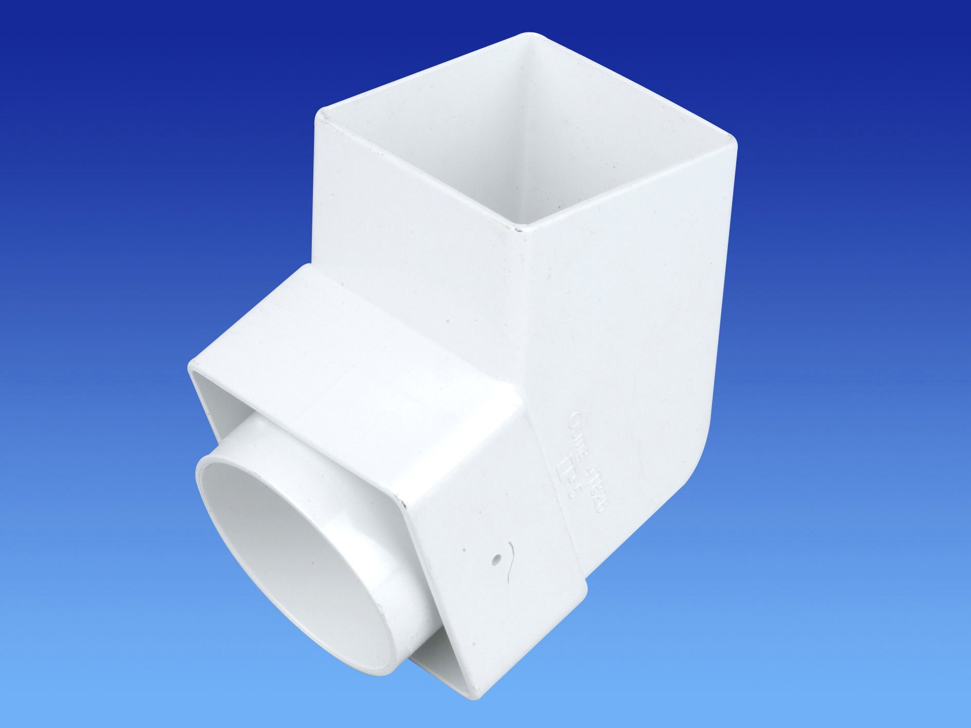 Wavin OSMA Squareline 100mm White Guttering Range (Offset Bend Spigot)