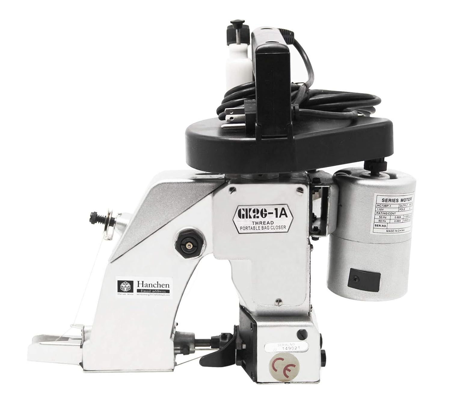 portable bag closer machine