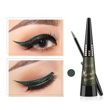 green liquid eyeshadow