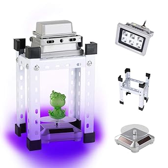 Amazon Com Sovol 3d Printer Uv Resin Curing Light 6w Solar Turntable Adjustable Curing Brackets For Sla Dlp 3d Printer Solidify Photosensitive Resin 405nm Uv Resin Affect Diy Curing Enclosue Industrial