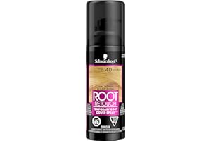 Schwarzkopf Root Retouch, Dark Blonde, Temporary Root Cover Spray, 120g, Instant Regrowth Coverage, Sweat and Rain Resistant