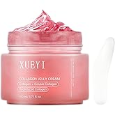 VRAIKO XUEYI Collagen Jelly Cream, Hydrolyzed Collagen Booster Gel Serum for Microcurrent Face Massagers, Improve Firmness El
