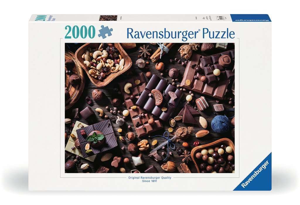 Ravensburger Puzzle 16715 Chocolate Paradise Puzzle 2000 Pieces for Adults and Children from 14 Years, Silver