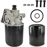 ZUVELLO 800887 Air Brake Dryer Assembly 12V with Desiccant Cartridge Kit | Anodized Aluminum, Extra Cartridge, Fit for Air Dryer System Freightliner Peterbilt Kenworth Semi Trucks Trailers