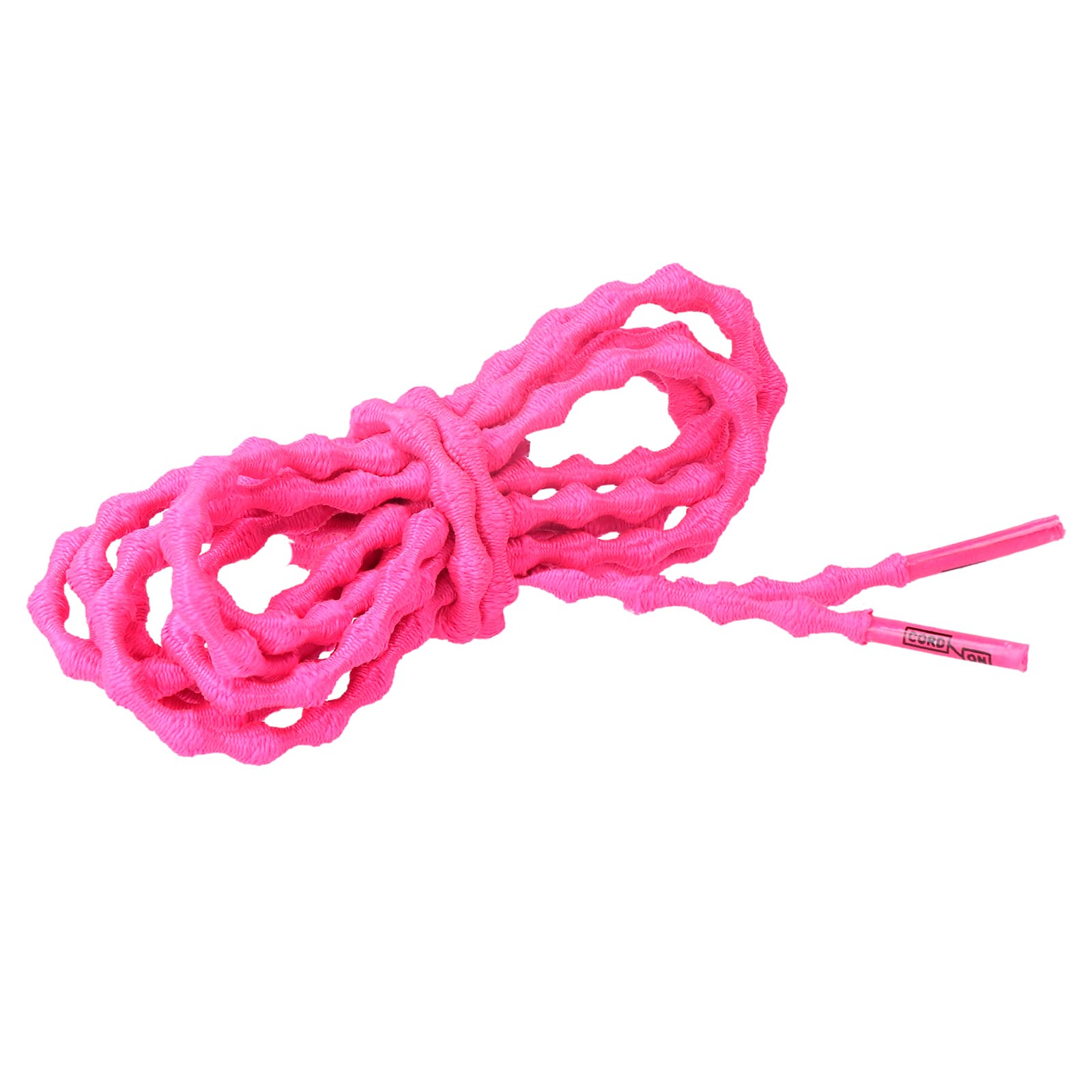 CORD ON - Cordones Elásticos para zapatillas de Running y Triatlón, Xtenex, no necesitan atarse. Medida 2.5-5.6 mm - 1 par (Fuchsia F, 90 cm)