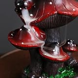 SKILBEAIA Mushroom Backflow Incense Burner with Cones & Sticks Set view 7