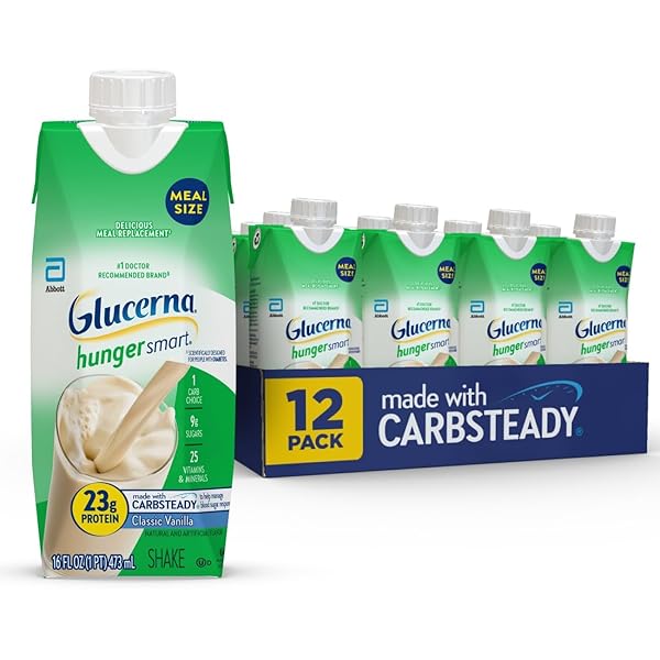 GLUCERNA HUNGER SMART MEAL SIZED DIABETES CARE SHAKE,...