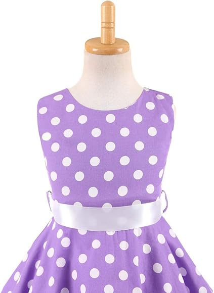 Mua Feiscat レトロ ワンピース ロカビリー ワンピース ヘプバーン ドレス スイング スカート 女の子 夏服 ロカビリードレス 洋服 ハイウエスト スカート キッズドレス 子供 夏服 女の子 ガールズ Tren Amazon Nhật Chinh Hang Fado