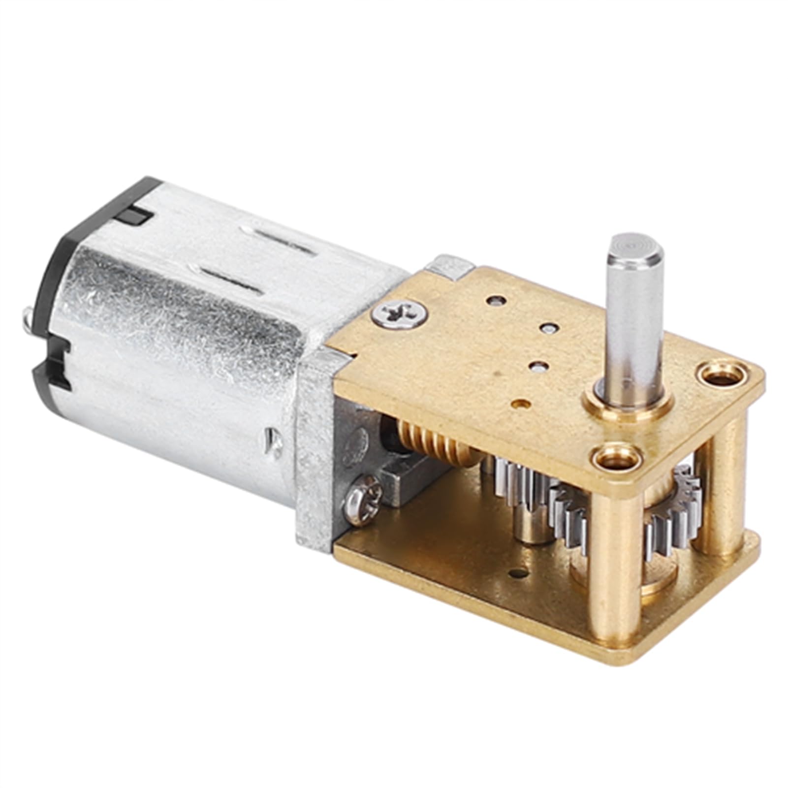 Mini Micro Speed Reduction Motor Metal Gear Motor Turbine Worm Reducer N20 DC12V Speed Reduction CW CCW Micro Slow Speed Motor 381RPM for DIY Kits Automatic Devices