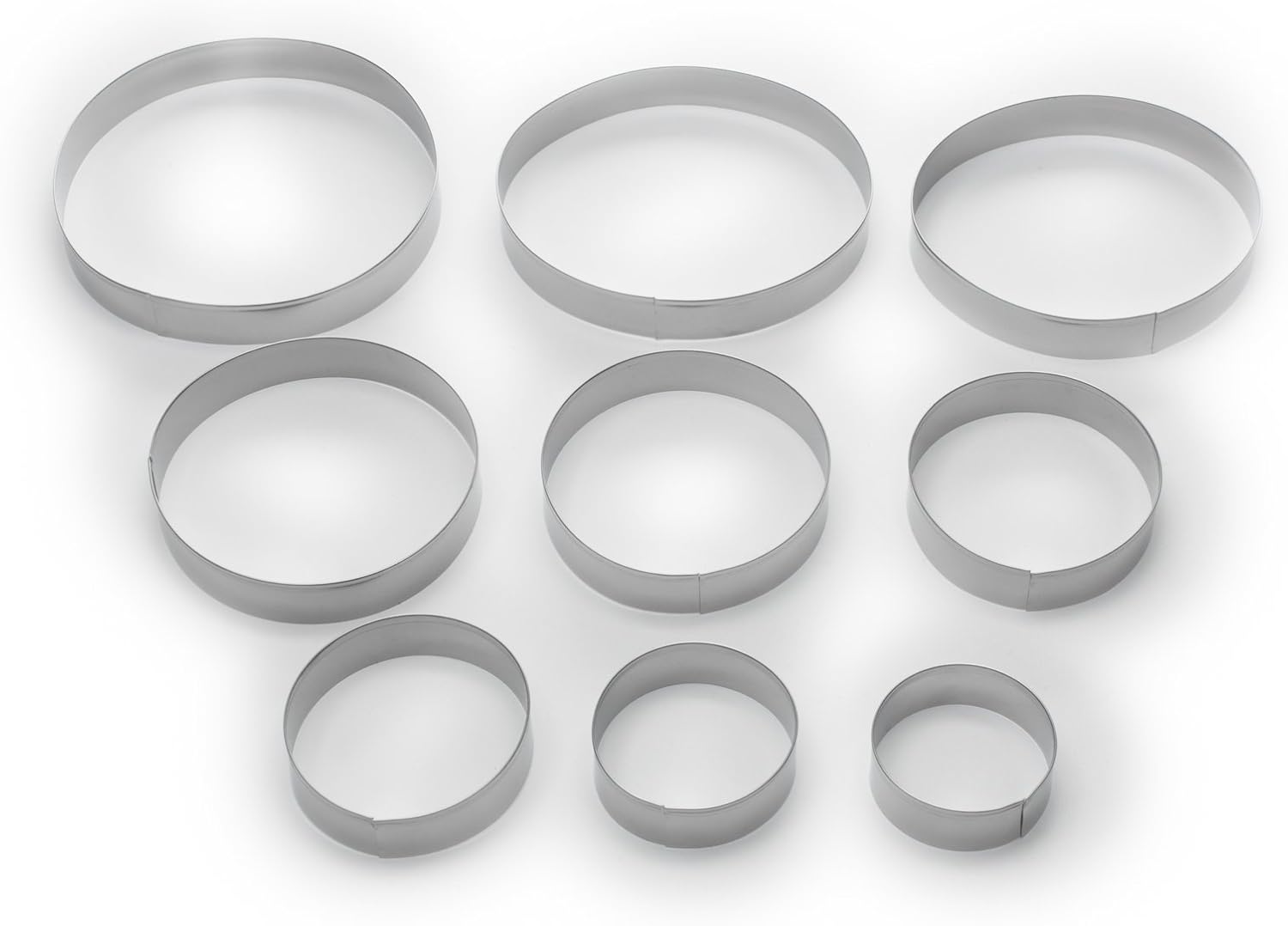 Large Circle Round Cookie Cutter Set 