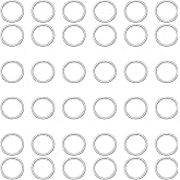 Jepeux 400Pcs 8mm Silver Open Jump Ring, Used for Key Chain, Jewelry Making, Necklace Maintenance and Earring Decoration DIY Process Open Jump Ring (400Pcs)