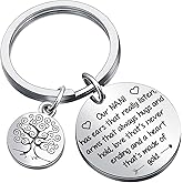 DZOSW Nani Thank You Keyring Nani Birthday Keychain From Grandson Gift Granny Jewelry