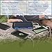 Solar Charger Kiizon 25000mAh Outdoor Portable Chargers Solar Power Bank Waterproof/Shockproof Dual USB Port External Backup Battery Powered Pack with Flashlight For iPhone,ipad,Smart Cell Phone,More