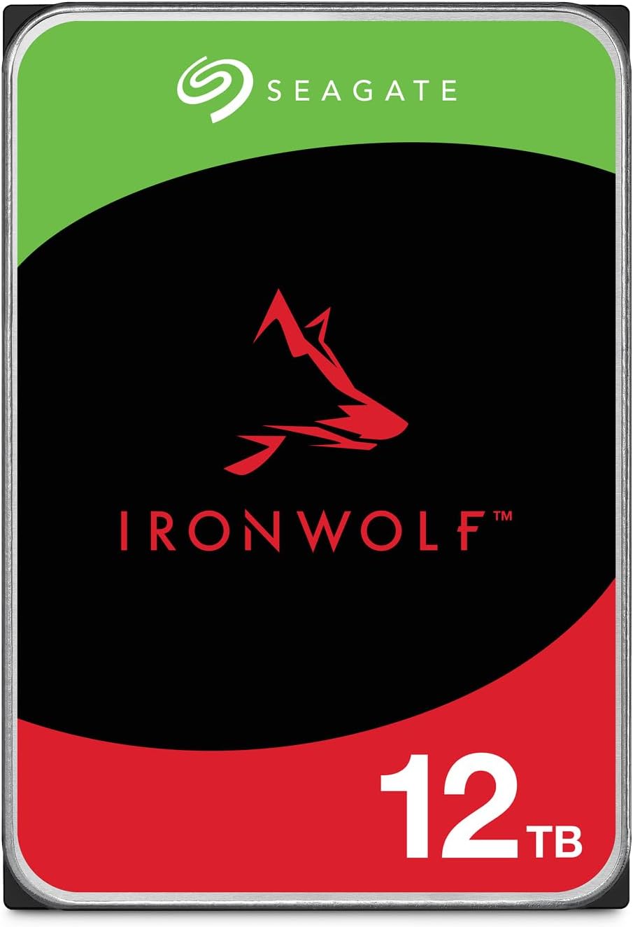 Seagate IronWolf 12TB NAS Internal HDD CMR 3.5 Inch SATA 6Gb/s 7200RPM