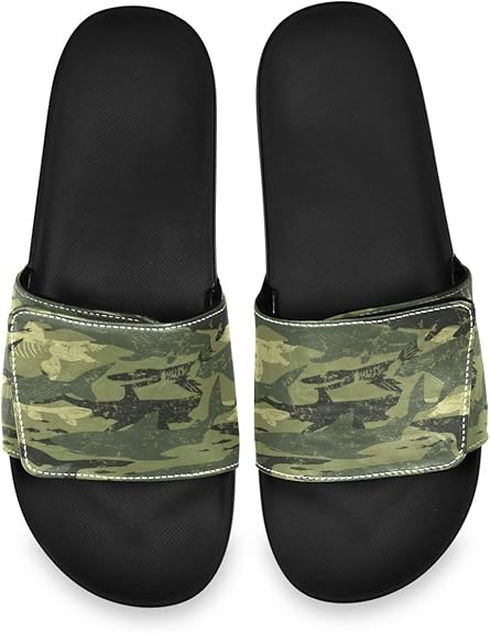 Vans camouflage slide sandals Clearance