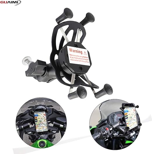 GUAIMI Motorcycle Phone Mount Action Cam Holder for