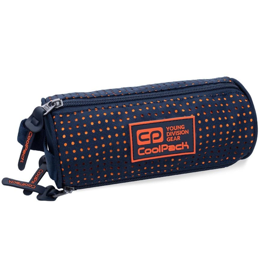 Coolpack B68063, Omni DOTS Orange School Pencil Case, Multicoloured