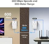 MERCUSYS MP300P KIT AV600 Powerline Adapter Starter Kit with Extra Power Socket view 4