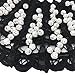 150PCS Clay Beads, Pave Beads 10mm Shamballa Beads Czech Crystal Rhinestone Balls Charm Round Spacer Bead for Jewelry Making DIY Crafts Handmade Home Decor Accessoy Supply (White)