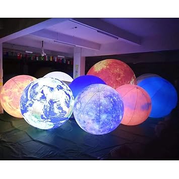 Amazoncom Sayok 02mmpvc Large Inflatable Planets Solar