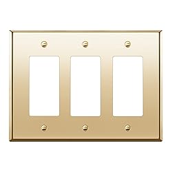 LIDER Decorator Switch or Receptacle Metal Wall