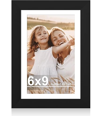 3D Picture Frame  of Prosperity タイ製 Amazon.com - Poster Palooza 6x9 Frame Black Solid Wood Picture