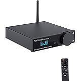 Fosi Audio Bluetooth Amplifier Stereo Hi-Fi 2.1 Channel Wireless Stream aptX, 24Bit/192kHz Class D Compact Mini Power Amp Int