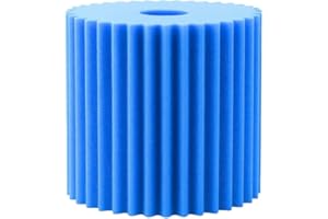 Nispira 506B Foam Dust Filter Replacement for Electrolux Centralux Aerus Central Vacuum 1561,1569,1580,1584,1590,1590A E130 Series, E177A Blue Scalloped, 1 Pack