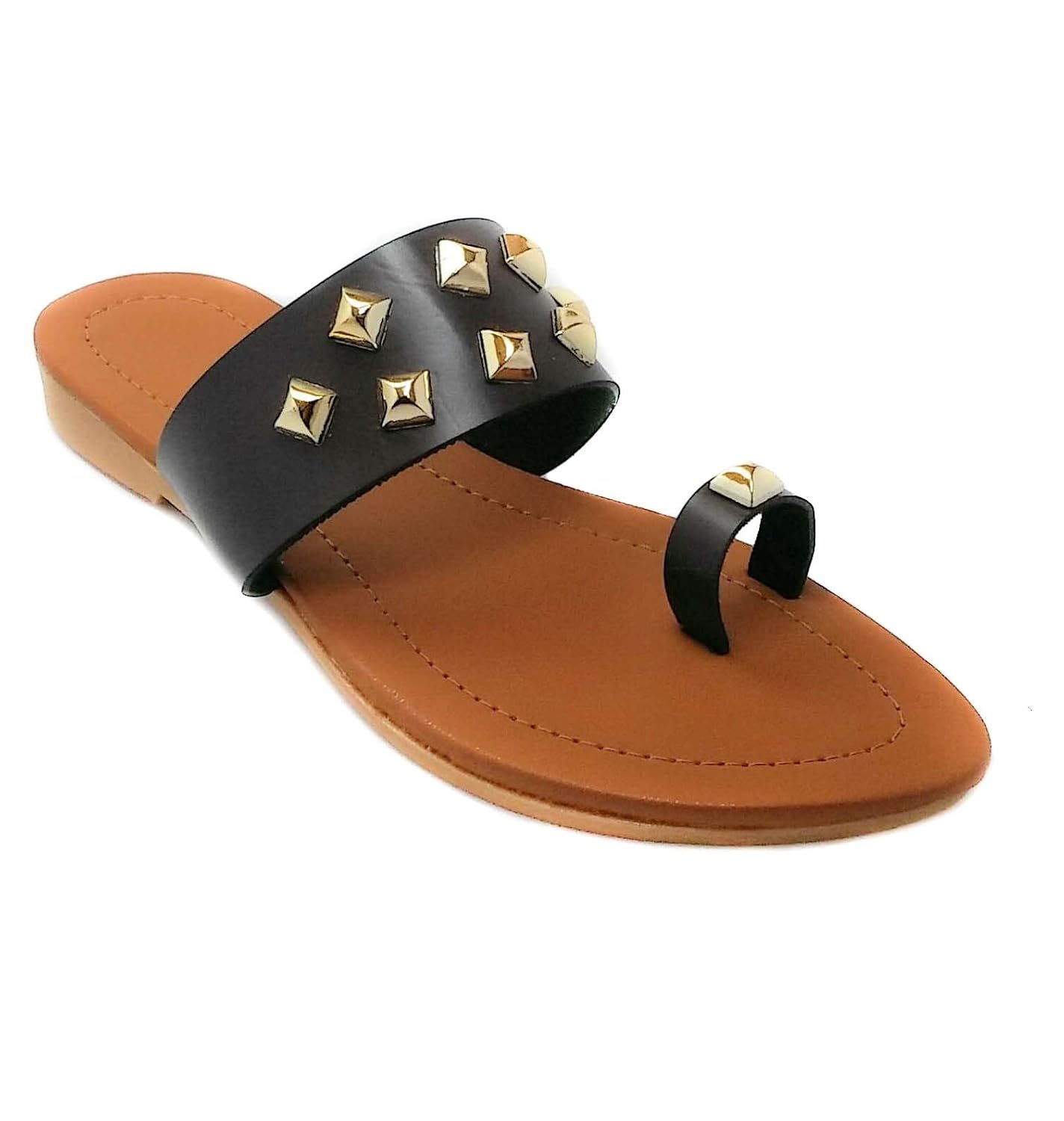 grienyrus womens stylish outdoor black sandal