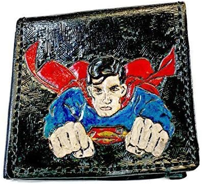 Handmade Leather Superman Wallet