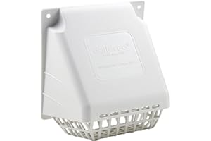 DEFLECTO 4" WHT DRYER VENT WIDE MOUTH