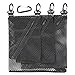 4 Black ZipClikGo Attachable Mesh Organizer Bags, No Fumbling, Guessing What's Where! Multi-Purpose Storage Zip Pouches in 4 Sizes, Simple to Pack, Easy to Access & Best Bag Companions!