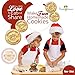 Cooks Drawer 5 Piece Cookie Cutter Stamp Set