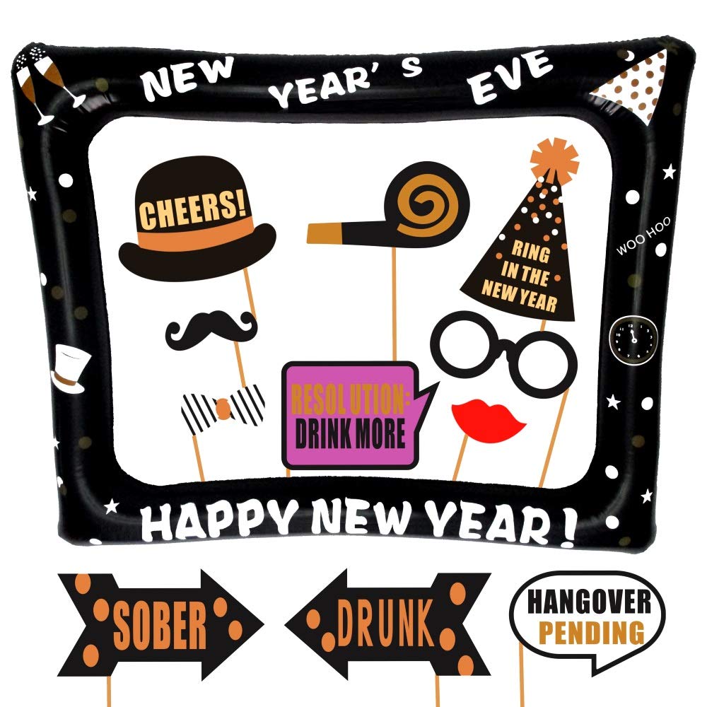 Galleon New Years Eve Inflatable Frame And Photo Booth Props