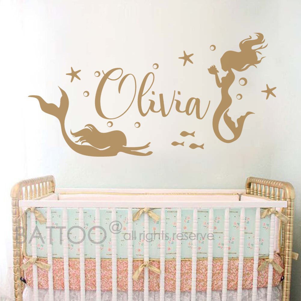 mermaid theme baby room