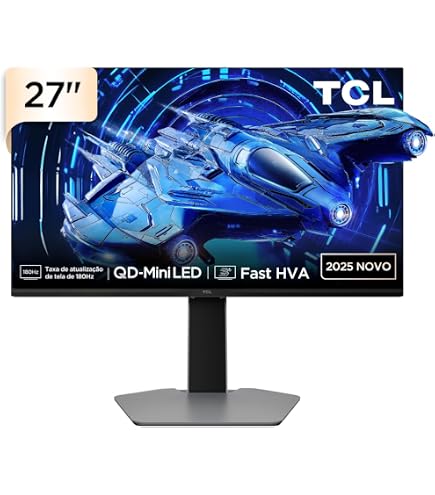KTC Mini monitor QHD LED de 27 polegadas, monitor de PC para jogos