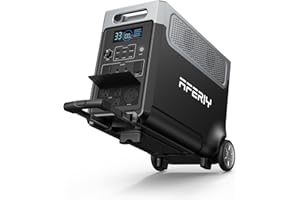 AFERIY 3840Wh Portable Power Station,120V AC Outlets x 5,2.5H Fast Charge,3600W LiFePO4 Battery Power Station,Solar Generator for Home Use,Outdoor Camping,Power Outage,Camping,RV,Emergencies