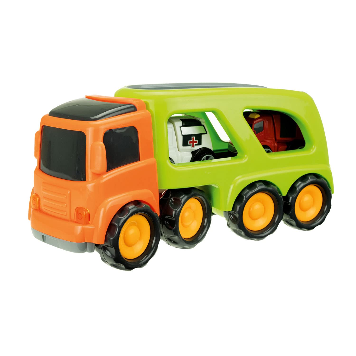 CARS&TRUCKS Truck XXL + Rescue Squad Vehicles Does Not Apply Crawling Toys, Multicolor (72742A)
