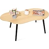 Small Coffee Table Cloud Coffee Table Modern Center Table Floor Table Walnut Irregular Coffee Tables Suitable for Living Room Small Spaces