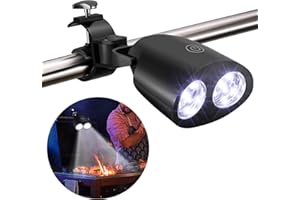 RUSFOL Bright BBQ Grill Lights for Outdoor with a Flexible mounting, Two Brightness Settings Grilling Accessories, Great for Personalized Dad Gifts, 1 Pack