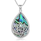 KoyeKei Sobriety Gifts for Women 925 Sterling Silver AA/Na Necklace Healing Recovery Pendant Spiritual Jewelry Sobriety Gifts