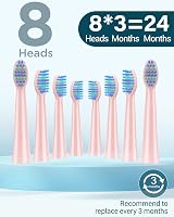 Coulax Pro Sonic Electric Toothbrush 8 Brush Heads 5 Modes 120 Days view 3