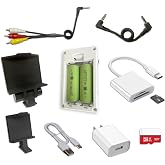 TapePlayers Powerplay ImmersionRC DVR Accessories Bundle w/Battery, AV RCA Cables, microSD Card, Charger, mounts (Accessory Bundle)