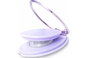 Magnetic Phone Grip Stand – Strong N52 Magnet Ring Holder, 360° Rotating Finger Grip with 180° Kickstand, Includes Metal Ring