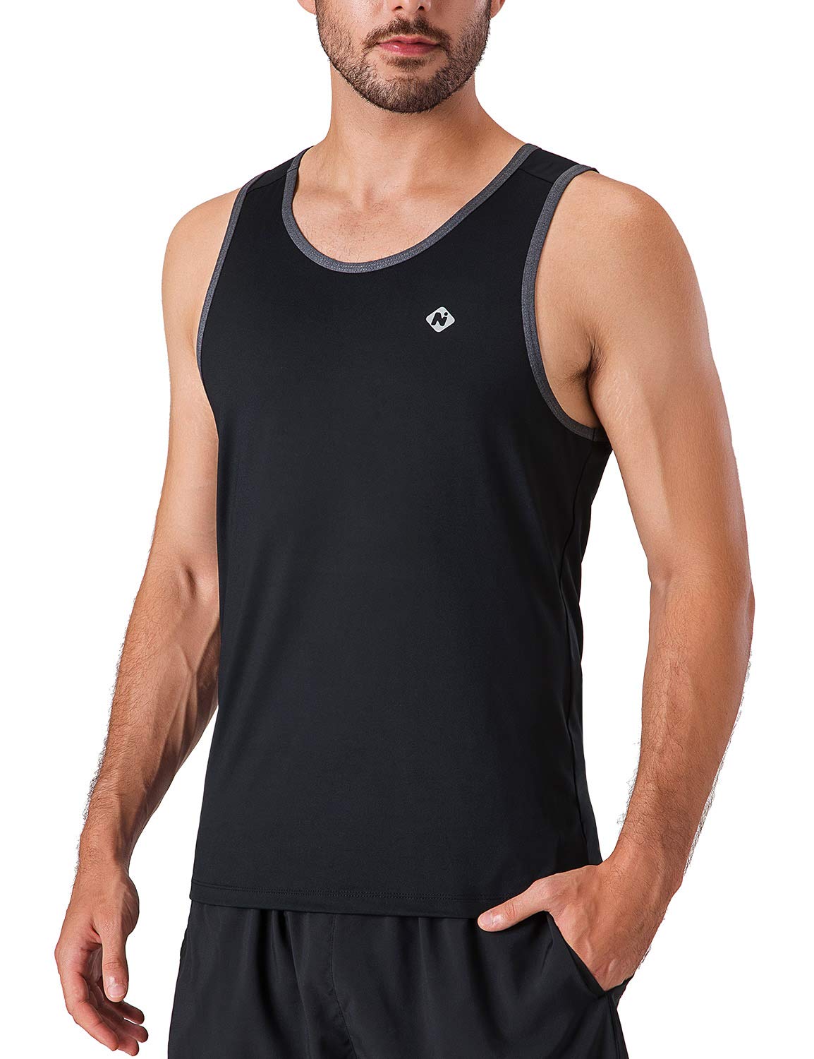 Naviskin Mens Athletic Training Tank Top QuickDry Muscle Sleeveless