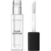 Catrice Filler Supreme Lip Gloss (010 | High Gloss, Low Drama), Clear Shine | Transparent Finish, High-Shine &amp; Glossy Formula, Non-Sticky, Made with Peptides &amp; Hyaluronic Acid; Vegan &amp; Cruelty Free