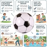 HENBRANDT 6 x Inflatable Football 40cm Kids Beach Toy Summer Play view 2