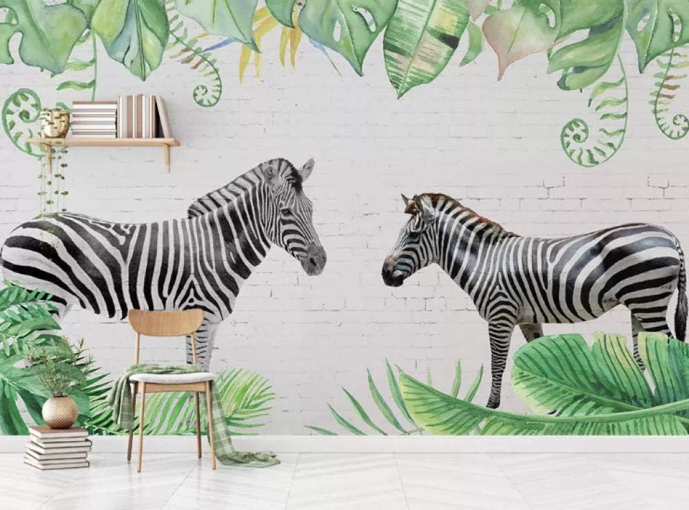 Wallpaper Photo Zebra Wallpaper Giant Posters Photo Art Print Decoration Picture Design Modern for Living Room,400x280 cm(W x H)