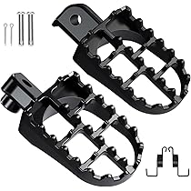 CILOYU Aluminum Foot Pegs For Coleman Mini Bikes (CT200U, BT200X, Etc.) & Dirt Bikes - Wider Grip, 28-Tooth Design - View #5